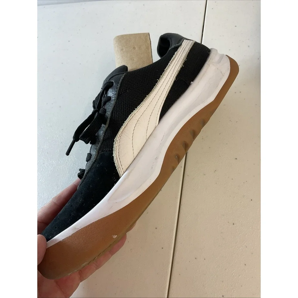 Puma Womens California Black / white Casual Shoes Sneakers Size‎ 10